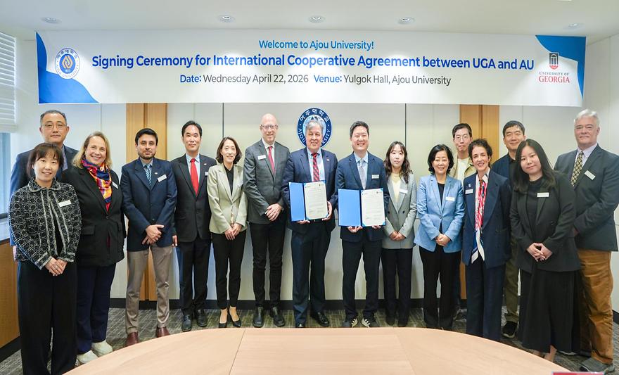 #University of Georgia #Ajou University #Signing Ceremony #UGA #AU